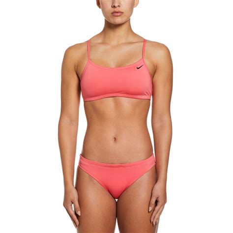 Nike Essential Women S Racerback Bikini Set Bandeau Bikinis