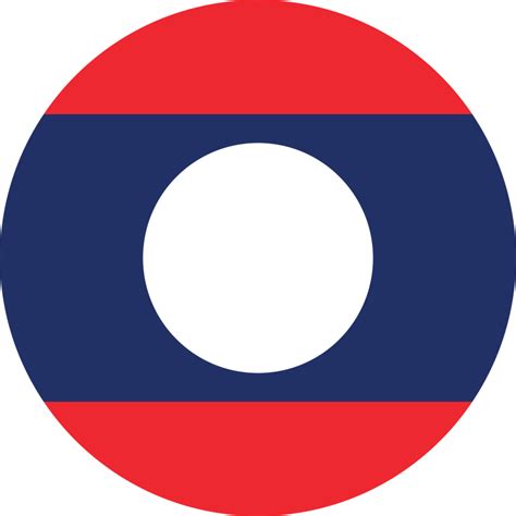 Circle Flag Of Laos 11571332 Png