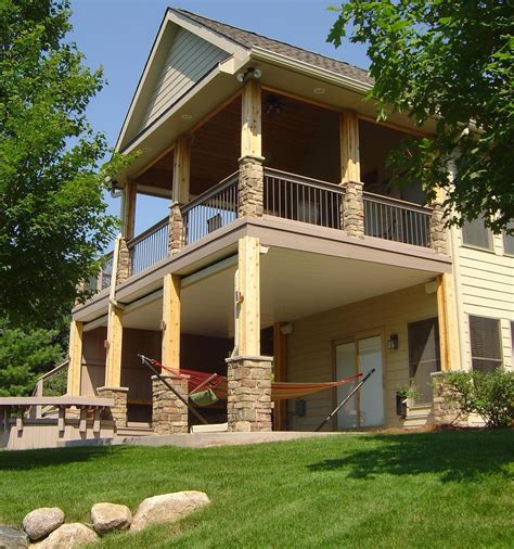 Stone Deck Supports For A Beautiful Outdoor Living Space
