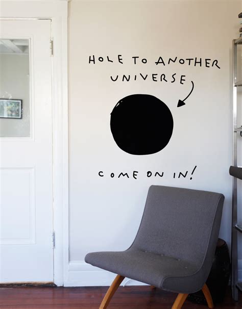 Hole to Another Universe Wall Sticker | Blik Wall Graphic