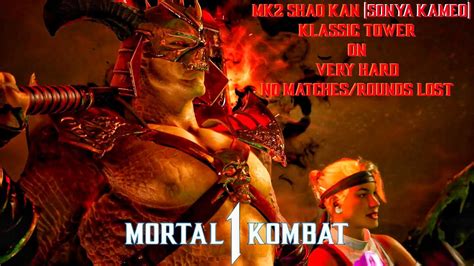 Mortal Kombat Mk Shao Mk Sonya Kameo Klassic Tower On Very Hard