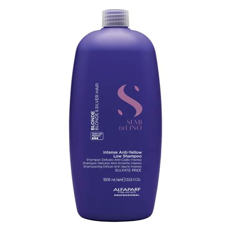 Alfaparf Milano Semi Di Lino Blonde Intense Anti Yellow Low Silver Shampoo Deloox