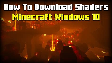 How To Install Shaders Minecraft Windows 10 Edition 1 16