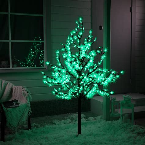 Светодиодное дерево «Зелёный клён» 1.5 м, 600 LED, постоянное свечение ...
