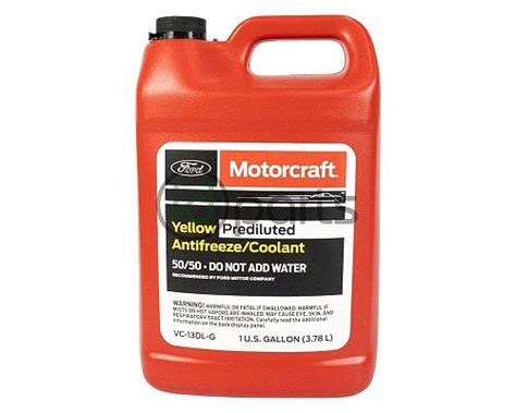 Motorcraft Prediluted YELLOW Antifreeze/Coolant VC-13DL-G | IDParts.com ...