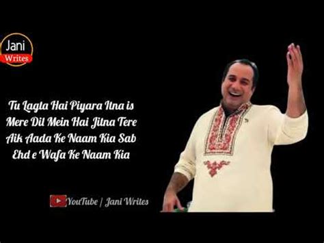 Ehd E Wafa Ost Rahat Fateh Ali Khan Lyrics Sad Version New Pakistani