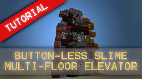 Morezysminecraft Minecraft Multi Floor Slime Block Elevator