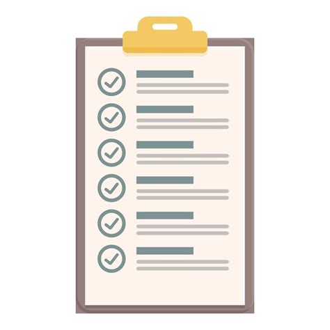 Premium Vector | Clipboard showing check marks representing completed tasks in business project