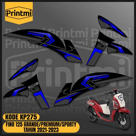 Jual Stiker Striping Motor Fino Grande Sporty