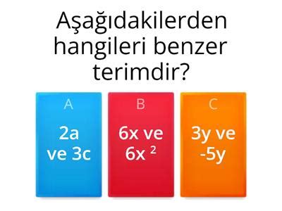 Matematik Sinif Cebirsel Ifadeler Teaching Resources