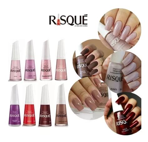 Kit Esmaltes Risque Manicure Profissional Atacado Barato