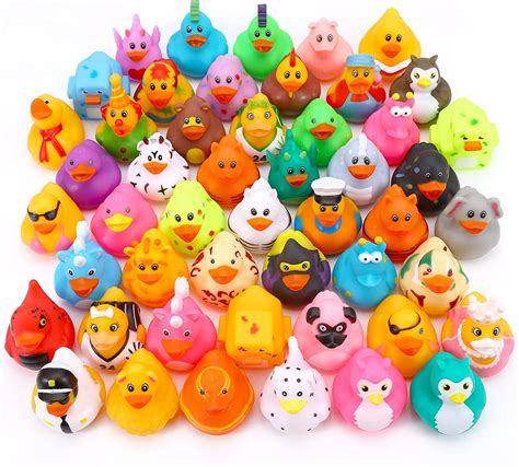 15PCS Floating Rubber Ducks, Swimming Bath Toys for Baby, Toddlers ...