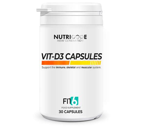 Vit D3 Capsules Supplements NUTRICODE FM WORLD