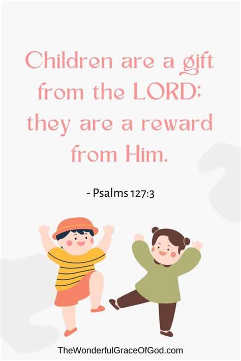 19 Best Bible Verses About Children - Psalms for Kids