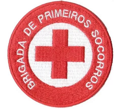 Patch Bordado Simbolo Brigada Primeiros Socorros Ap