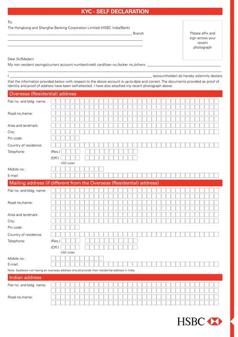 Kyc Form Hsbc Ltd ≡ Fill Out Printable Pdf Forms Online