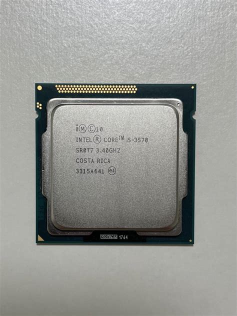 Yahoo!オークション - Intel Core i5 3570 Ivy Bridge LGA1155 3.4GHz ...