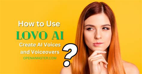 How To Use Lovo Ai To Create Ai Voices And Voiceovers