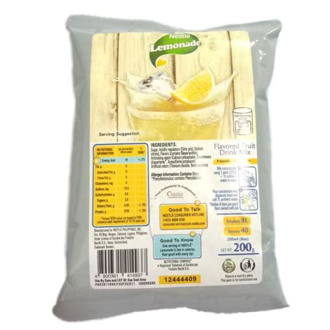 Nestle Lemonade Fruit Drink Mix Shopee Philippines