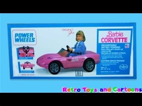 Barbie Real Barbie Corvette Power Wheels Commercial Retro Toys And