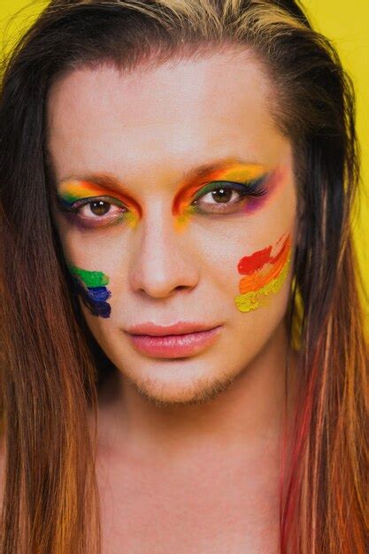 Premium Photo Transsexual Male Portrait Conceptual Support For Gay People Lesbians Transgender