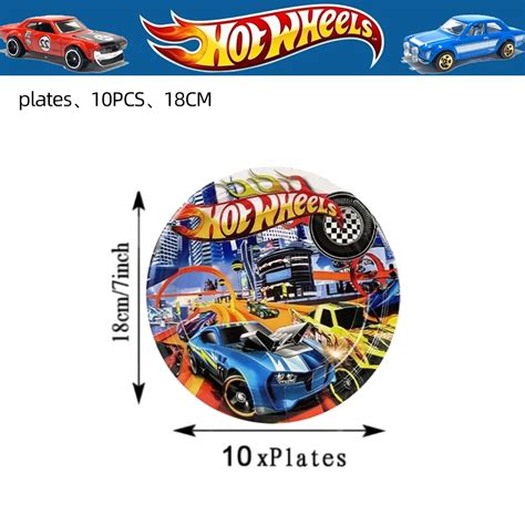 Hot Wheels vajilla desechable para decoración de cumpleaños mantel plato servilleta coche de