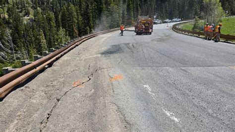 Photos Show Landslide Destroy Section Of Wyomings Teton Pass Over 3