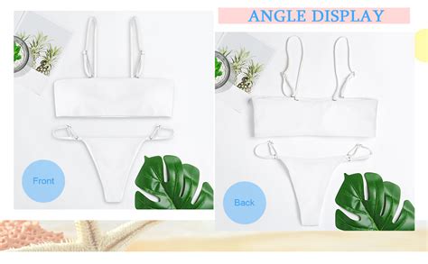 Spaghetti Strap Strapless Padded Solid Color Low Waist Women Bikini Set Black 3O84392215