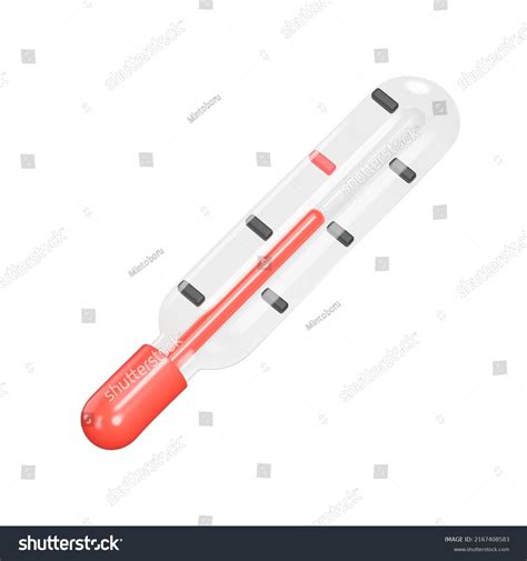 Medical Thermometer 3d Icon Body Temperature Stock Vector Royalty Free