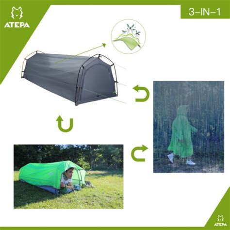 Купить Ультралегкая палатка Atepa 3-IN-1 TENT (AT4001) (green) | Riverlife