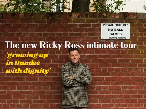 Growing Up In Dundee Ricky Rosss New Intimate Tour Beat Magazine