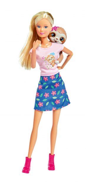 Кукла Штеффи Simba Toys со спящим ленивцем с функцией изменения цвета с ...