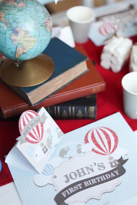 Kara S Party Ideas Rustic Hot Air Balloon Birthday Party Kara S Party Ideas