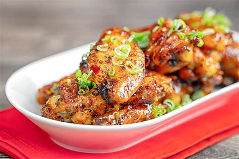 Oven Baked Sticky Thai Chicken Wings Krumpli