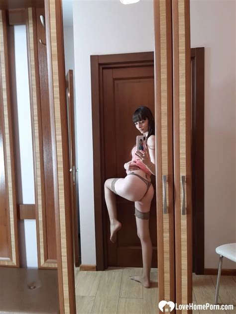 Sexy Brunette Secretary Posing In Hot Stockings 18 Nude Pics XHamster