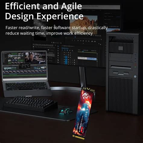 SomnAmbulist SSD PCIe4.0x4 NVMe 7400MB/s M.2 2280 1TB 2TB PCIe 4.0 ...