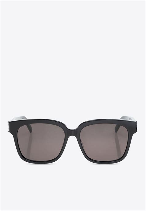 Saint Laurent Sl M40 Square Sunglasses In Gray Lyst