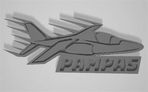 Файл STL Пампа Эйркрафт 👽・Дизайн 3D принтера для загрузки・Cults
