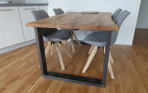 Build Your Own Dining Table From Wooden Planks Diy Dining Table