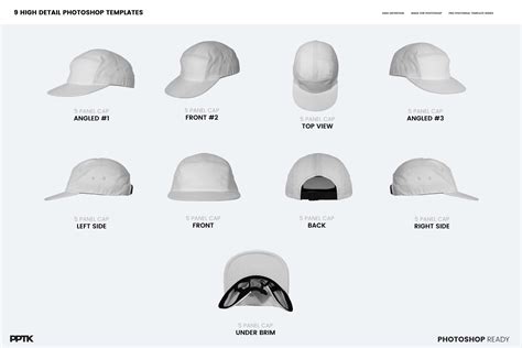 Panel Hat Mockup Masterbundles