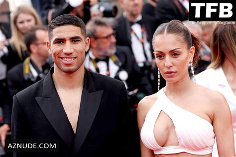 Hiba Abouk Sexy Seen Showcasing Her Hot Tits At The Annual Cannes Film Festival AZNude