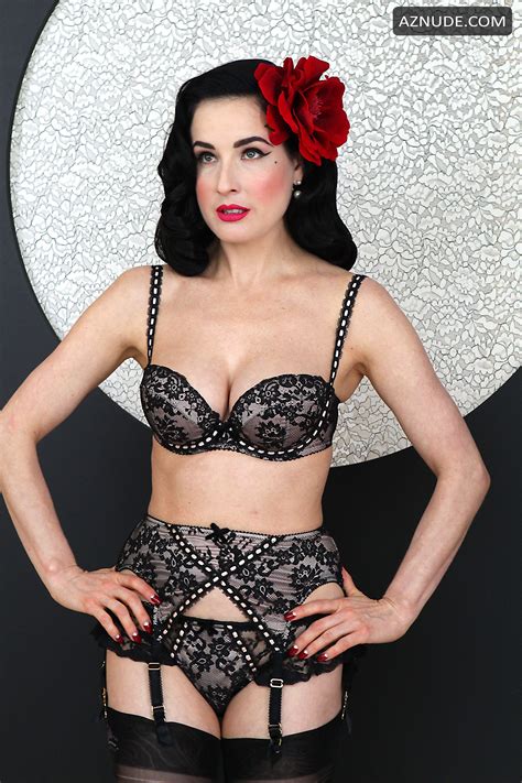 Dita Von Teese Sexy By Jennifer Mitchell Bts For Vintage Lingerie Aznude