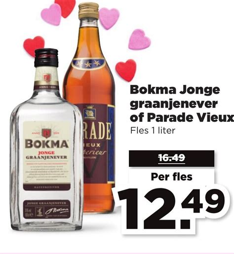 Bokma Jonge Graanjenever Of Parade Vieux Aanbieding Bij Plus