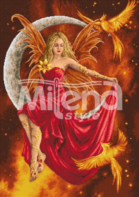 Огнена фея 18 ct (кръстат бод)-202100186 | Бродерия | Milena Style