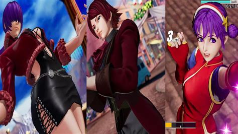 Kof Hot Lady Ryonaathena O Chris Chizuru Elisabeth O Shermie Kula Vs Yamazaki Ash