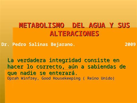 Ppt Metabolismo Agua Y Alteraciones Dokumen Tips