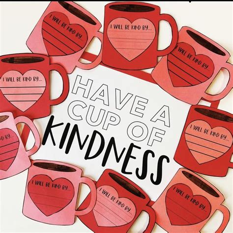 Valentine’s Day Or Kindness Initiative Craft Idea Kindness Activities School Social Work