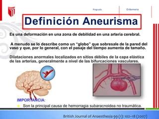 ANEURISMAS CEREBRAL Pdf