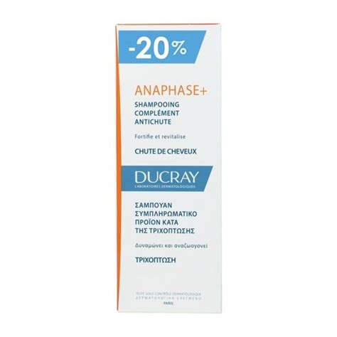 Ducray Anaphase Anti-Hair Loss Complement Shampoo, Δυναμωτικό Σαμπουάν ...