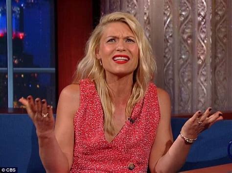 Naked Claire Danes In The Late Show With Stephen Colbert